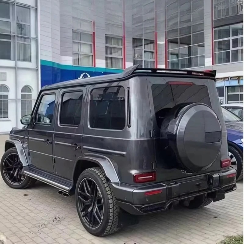 Suitable for  2019+ G-Class W464 Top Kit Top Dry Carbon Fiber Front Bumper Lip Rear Diffuser Cover Spare Tire Cover
